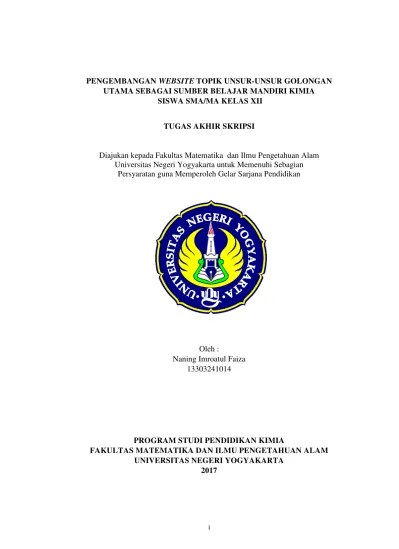 Top PDF Unsur unsur golongan utama - 123dok.com