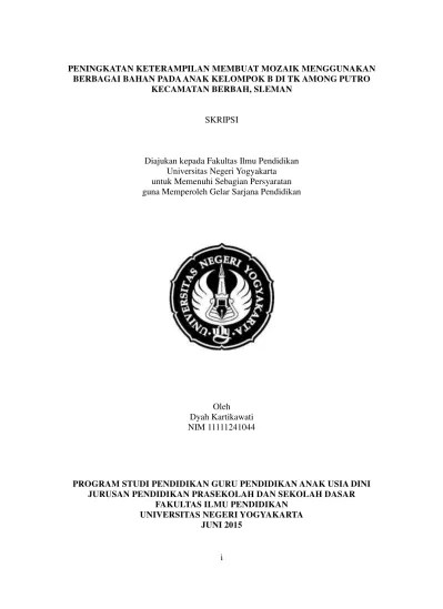 Top PDF KETERAMPILAN MERONCE ANAK KELOMPOK B TK GUGUS 2 KECAMATAN KOKAP. -  123dok.com
