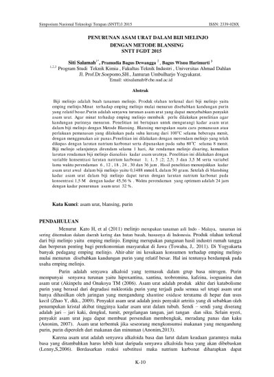 Top PDF Metode Blansing - 123dok.com