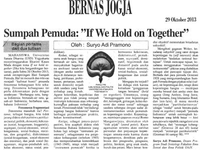 Top PDF Sumpah Pemuda: “If We Hold on Together”. - 123dok.com