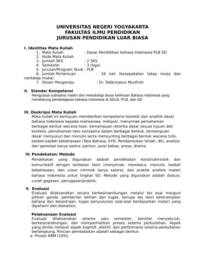Top PDF MATA KULIAH BAHASA INDONESIA SEBAGAI UPA - 123dok.com