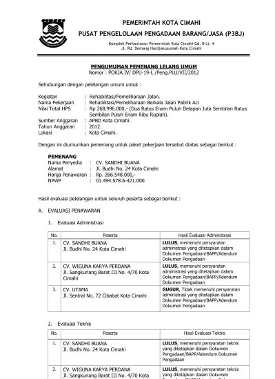 Top PDF Cibabat, Cimahi Utara, Cimahi - 123dok.com