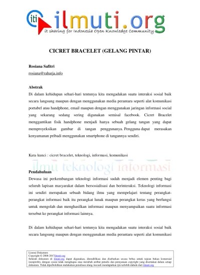 ARTIKEL CICRET BRACELET ROSIANA 1