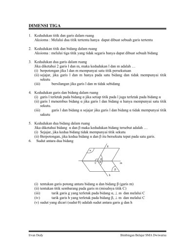 Kumpulan Rumus Matematika Lengkap VEKTOR