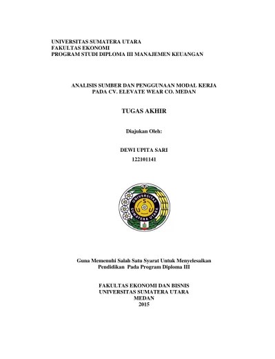 Analisis Laporan Keuangan Pada Koperasi Pegawai Republik Indonesia (Kp-Ri  Mutiara) Kisaran