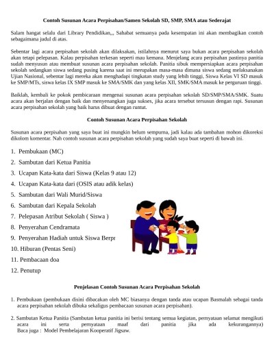 Top PDF CONTOH PIDATO PERPISAHAN SEKOLAH OLEH SISWA - 123dok.com