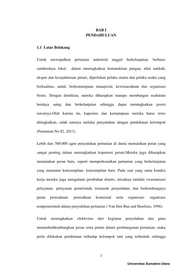 Peran Penyuluh Dalam Pengembangan Kegiatan Kelompok Tani (Studi Kasus: Desa  subur, Kecamatan Air Joman, Kabupaten Asahan)