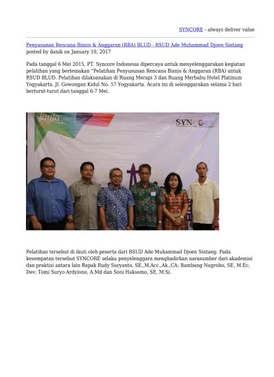 Bisnis yang Sehat di dalam PPK BLUD mpdf