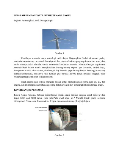 SEJARAH PEMBANGKIT LISTRIK TENAGA ANGIN (1)