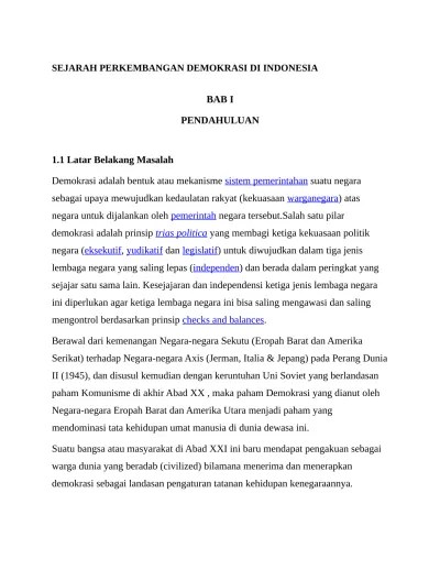 Top PDF PERKEMBANGAN DEMOKRASI DI INDONESIA. pdf - 123dok.com