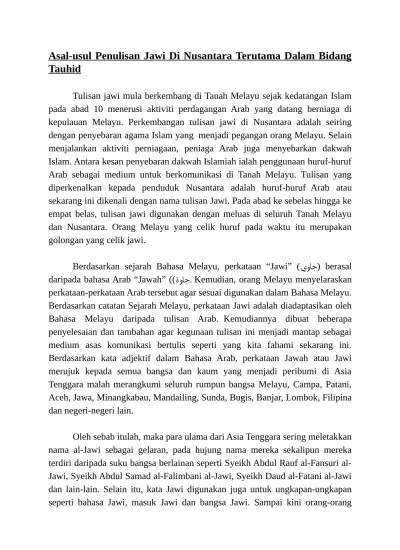 Top PDF Dakwah Islam di Nusantara dan Asal usul - 123dok.com