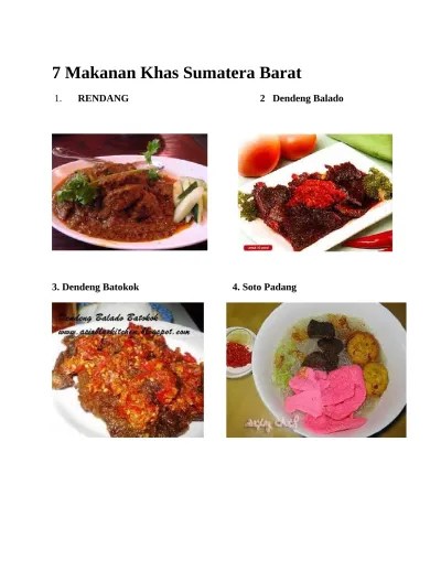 Top PDF Makanan Khas Sumatera Barat docx - 123dok.com