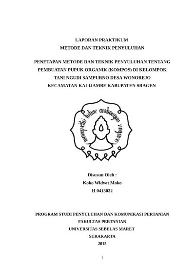Metode dan Teknik Penyuluhan (1)