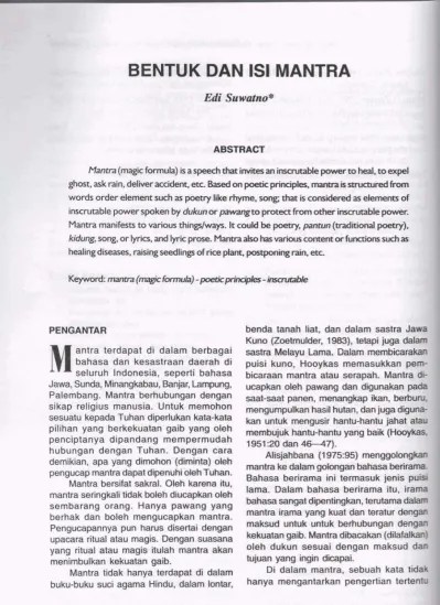 Bab. Dharmagita. Mantra dan Sloka sebagai Penyelamat Umat Manusia. Tujuan.  Peta Konsep