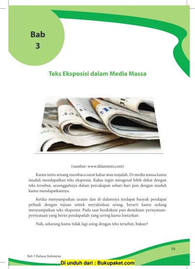 Bab 3 Teks Eksposisi dalam Media Masa