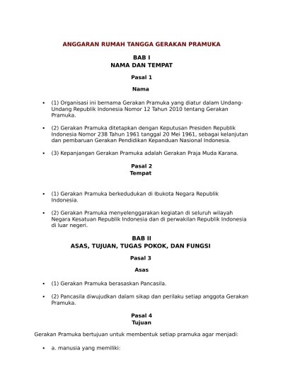 ANGGARAN RUMAH TANGGA GERAKAN PRAMUKA (1)
