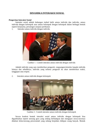 DINAMIKA INTERAKSI SOSIAL dilema antara