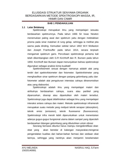 Laporan Praktikum Analisis Instrumen Elu