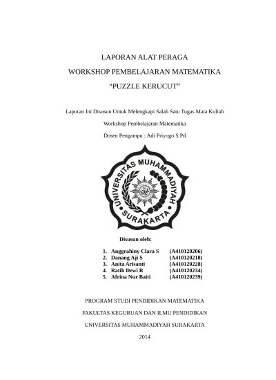 Top PDF LAPORAN ALAT PERAGA Matematika - 123dok.com