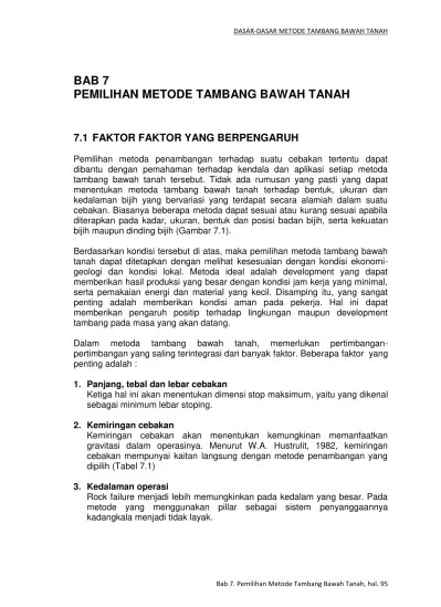 METODE TAMBANG BAWAH TANAH (1)