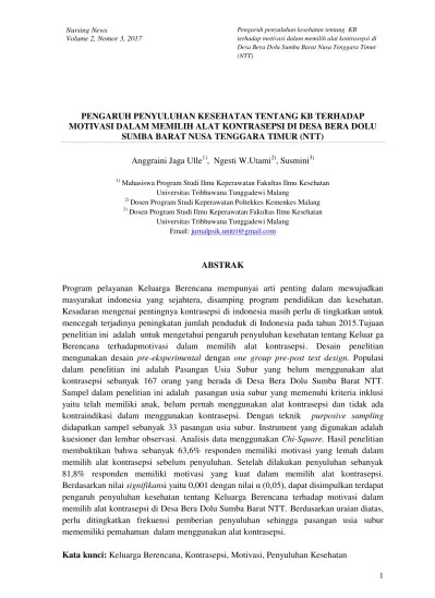 Top PDF Komunikasi Penyuluhan Dan Tingkat Adopsi KB - 123dok.com
