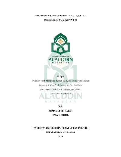 Tafsir QS. 89. Al Fajr