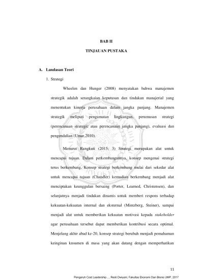 Top PDF bab II Tesis Teori Asas Manajemen - 123dok.com