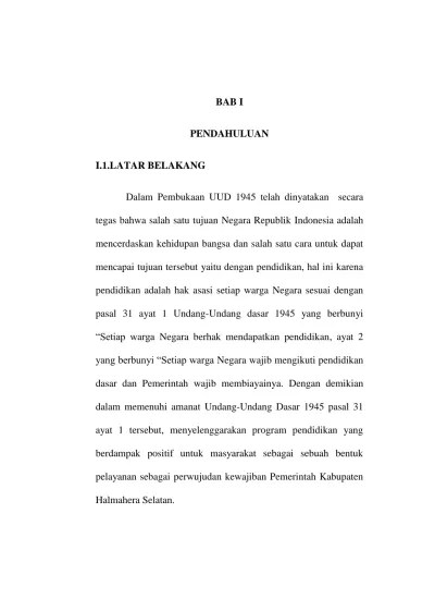 Hubungan antara Pembukaan UUD 1945 denga