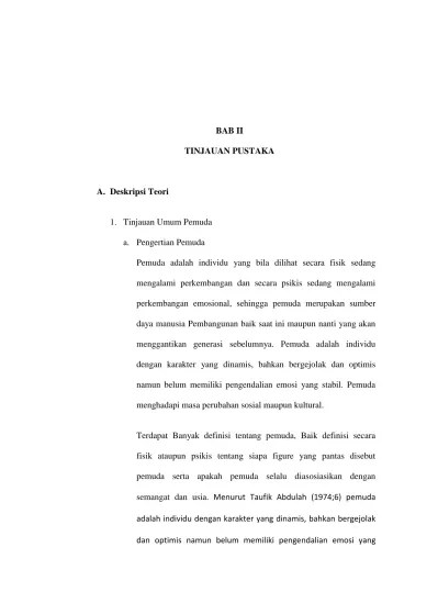 BAB II TINJAUAN PUSTAKA