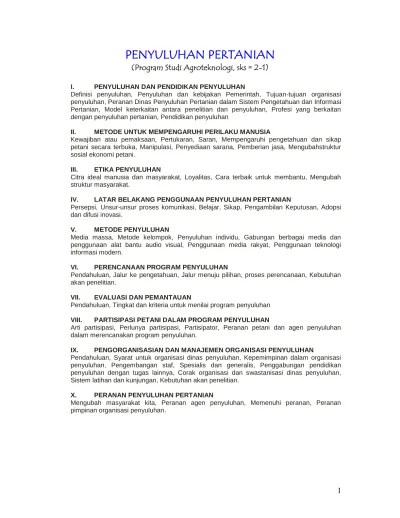 MAKALAH STUDI KASUS PENYULUHAN PERTANIAN