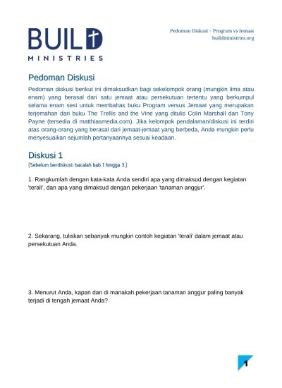 1. Rangkumlah dengan kata-kata Anda sendiri apa yang dimaksud dengan  kegiatan ‘terali’, dan apa yang dimaksud dengan pekerjaan ‘tanaman anggur’.