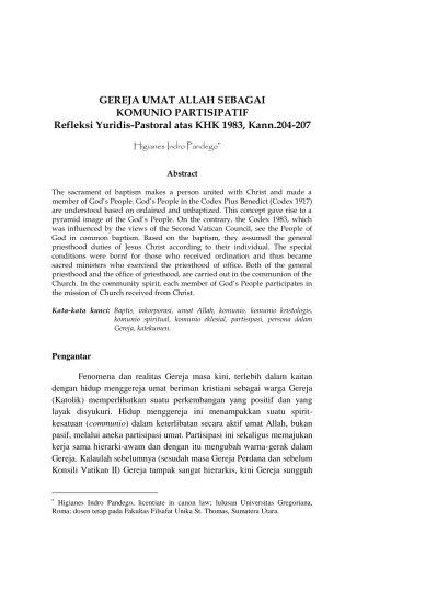 Top PDF Gereja sebagai Umat Allah dan Rekan Negara - 123dok.com