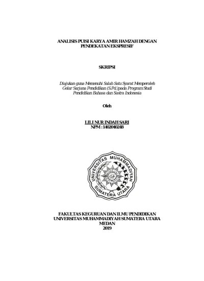 Top PDF Analisis Puisi Karya Amir Hamzah Dengan Pendekatan Ekspresif -  123dok.com