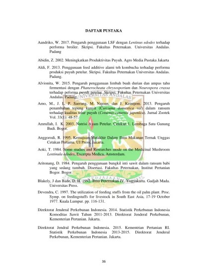 PENGARUH PENGGUNAAN LUMPUR SAWIT FERMENTASI DENGAN Lentinus edodes DALAM  RANSUM TERHADAP PERFORMA PUYUH PETELUR