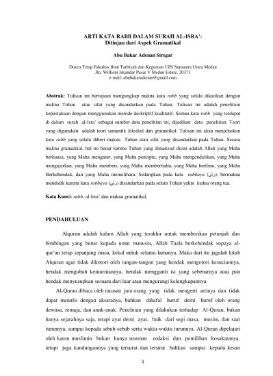 ARTI KATA BINTUN DALAM BERBAGAI KONTEKST (1)