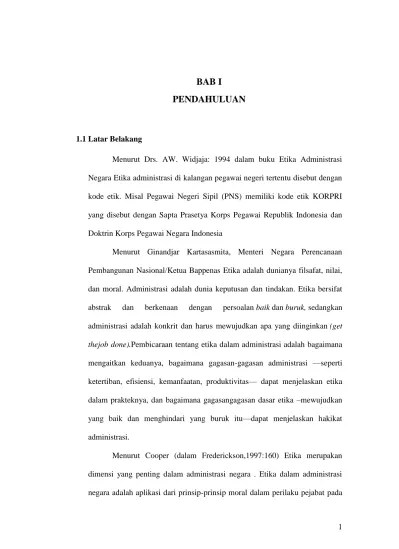 Etika Administrasi Dalam Pelayanan Publik