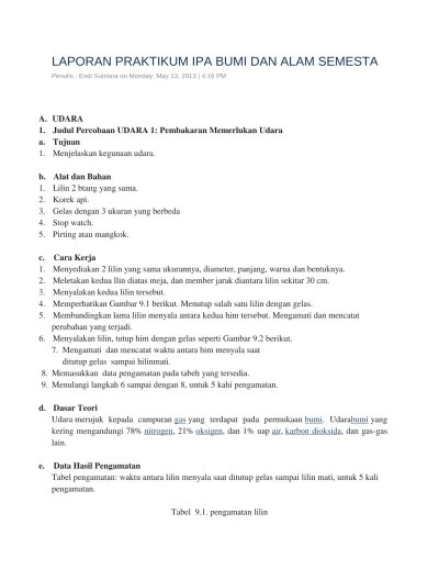 LAPORAN PRAKTIKUM IPA BUMI DAN ALAM SEMESTA.docx