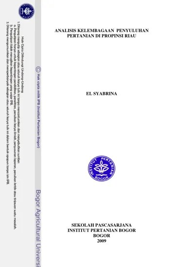 PENGUATAN KELEMBAGAAN PEYULUHAN MEMASUKI KONEKTIFITAS ASEAN/ASIA (KASUS  KELEMBAGAAN PENYULUHAN PERTANIAN/AGRIBISNIS) Oleh: Syafiuddin