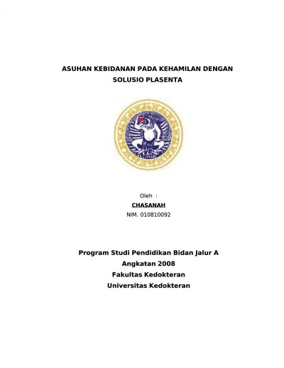 Top PDF Kehamilan Solusio Plasenta New - 123dok.com