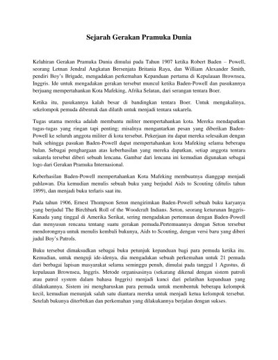 Contoh Soal dan Kunci Jawaban Lomba Cerdas Cermat Pramuka