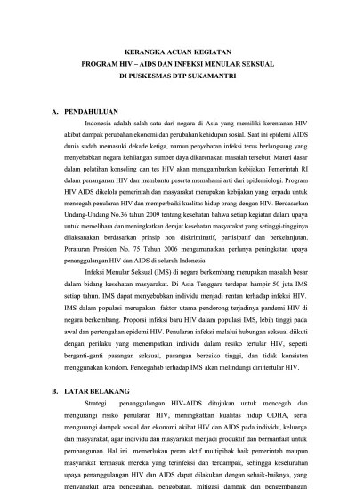 336852305 Kerangka Acuan Kegiatan Program Hiv