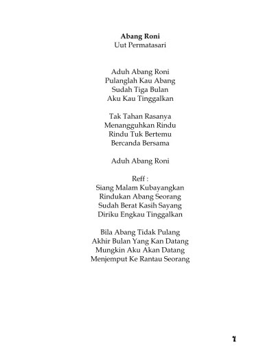 Buku Lagu Dangdut