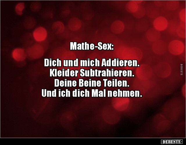 Mathe-Sex: Dich Und Mich Addieren.. | Lustige Bilder, Sprüche, Witze, Echt Lustig 499_x_640_jpg