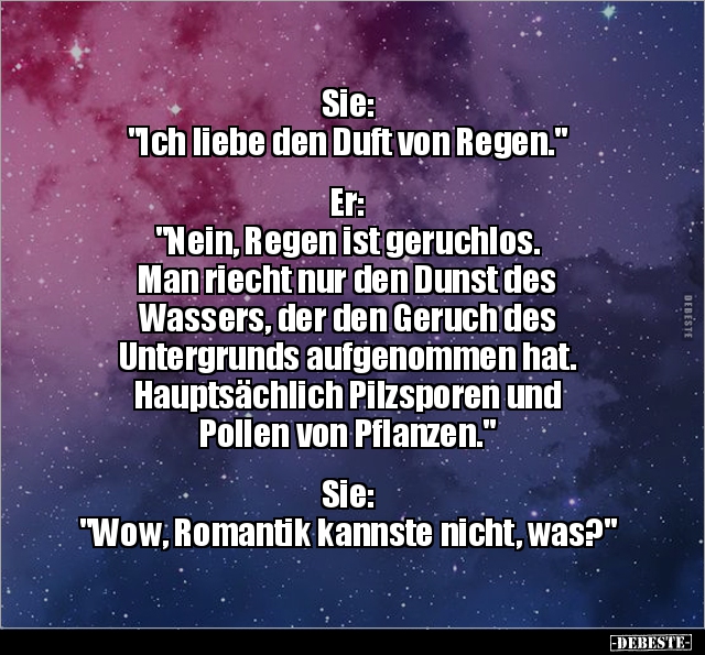 Sie: "Ich Liebe Den Duft Von Regen..." | Lustige Bilder, Sprüche, Witze, Echt Lustig 595_x_640_jpg