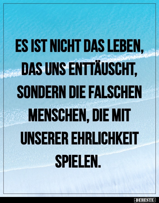 Es Ist Nicht Das Leben Das Uns Enttauscht Lustige Bilder Spruche Witze Echt Lustig