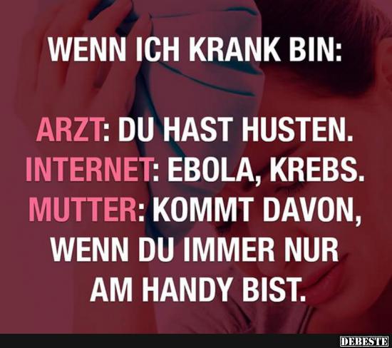 Wenn Ich Krank Bin.. | Lustige Bilder, Sprüche, Witze, Echt Lustig 488_x_550_png