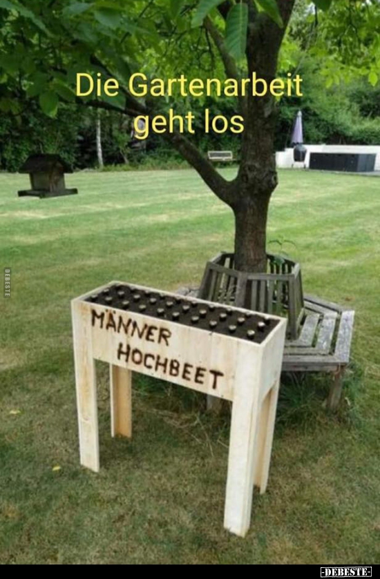 Die Gartenarbeit Geht Los Lustige Bilder Spruche Witze Echt Lustig