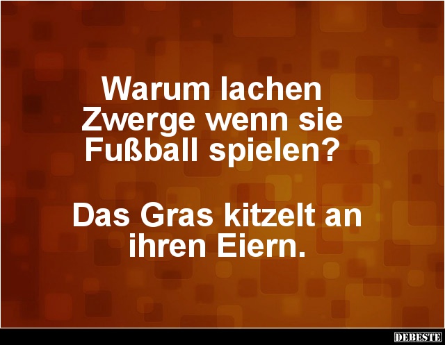 Warum Lachen Zwerge Wenn Sie Fussball Spielen Lustige Bilder Spruche Witze Echt Lustig