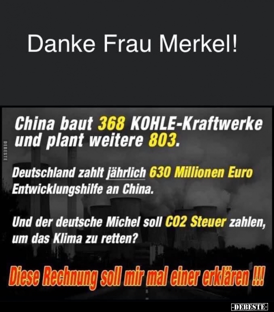 Danke Frau Merkel! | Lustige Bilder, Sprüche, Witze, Echt Lustig 626_x_550_png