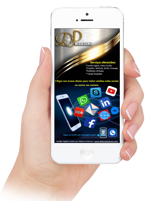 Cartao De Visita Digital Dp Webdesigner